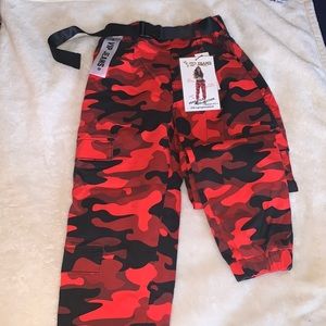 New red cargo pants , size 9